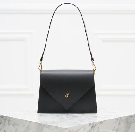 Bolso de hombro de cuero para mujer Glamorous by GLAM - Negro -