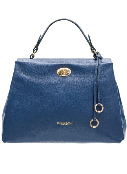 Bolso de cuero de mano para mujer Glamorous by GLAM - Azul -