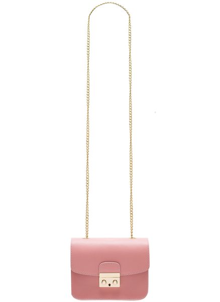 Real leather crossbody bag Glamorous by GLAM - Pink -