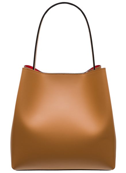 Bolso de hombro de cuero para mujer Glamorous by GLAM - Marrón -