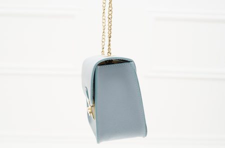 Real leather crossbody bag Glamorous by GLAM - Blue -