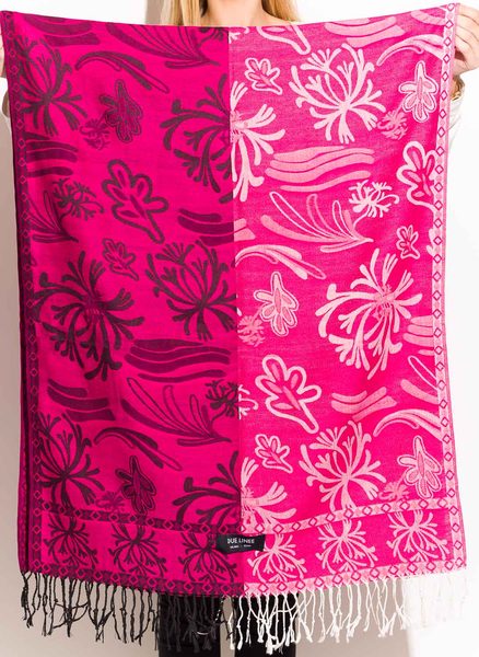 Women's scarf Due Linee - Pink -