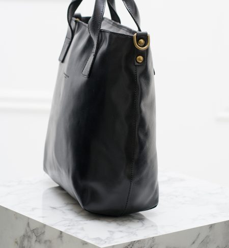 Borsa a mano da donna in pelle Glamorous by GLAM Santa Croce - Nero -