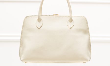 Bolso de cuero de mano para mujer Glamorous by GLAM - Beige -