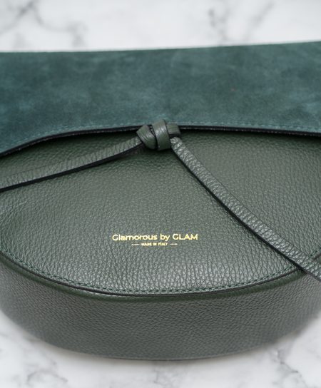 Bolso de hombro de cuero para mujer Glamorous by GLAM - Verde