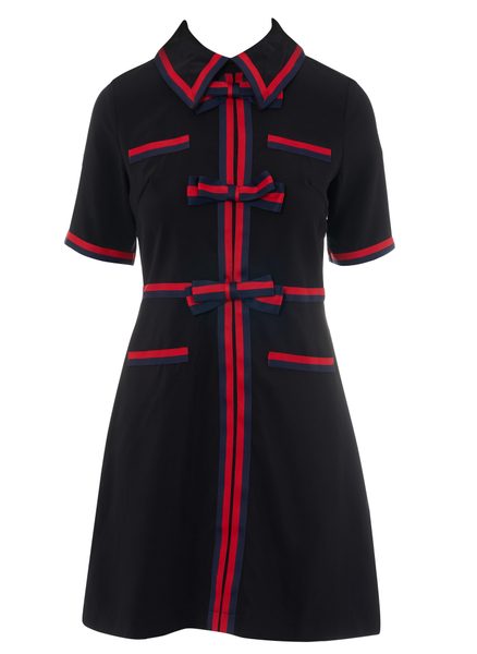 Italian dress Due Linee - Black -