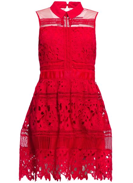 Italian dress Due Linee - Red -