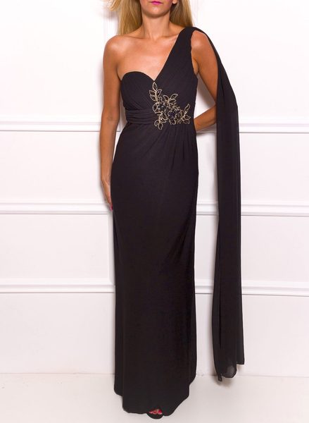 Maxi dress Due Linee - Black -