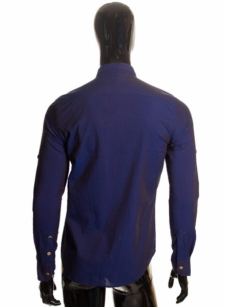 Camisa de hombre - Azul oscuro -