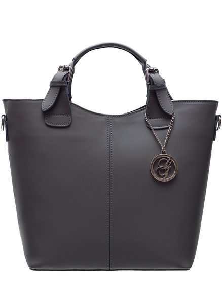 Borsa a mano da donna in pelle Glamorous by GLAM - Grigio -