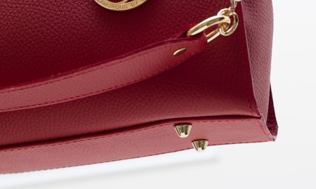 Real leather handbag Glamorous by GLAM - Red -