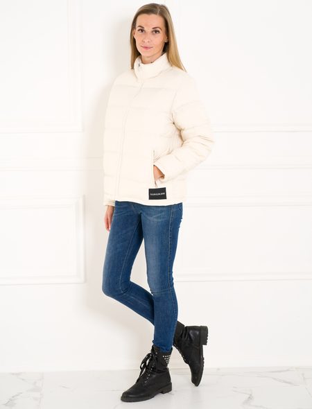 Geacă de iarnă de damă Calvin Klein - Albă -