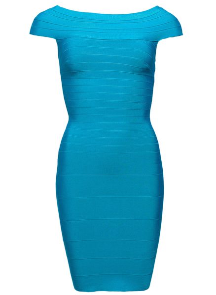 Vestido vendaje de mujer GLAM&GLAMADISE - Azul -