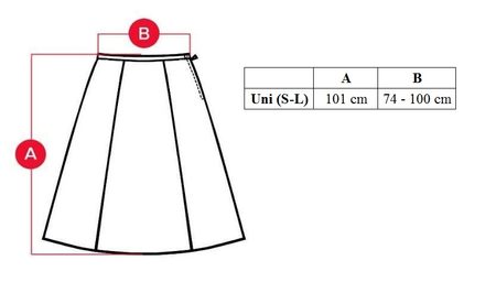 Dámská plizovaná saténová sukně - rosa -