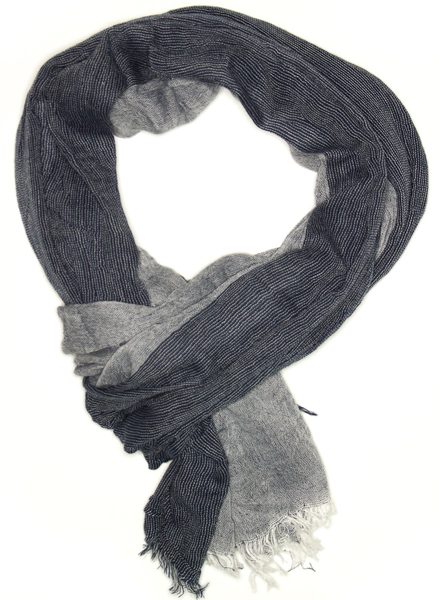 Women's scarf Due Linee - Dark blue -