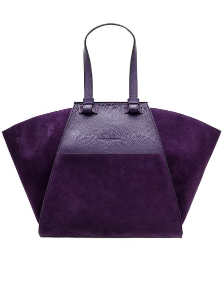 Bolso de hombro de cuero para mujer Glamorous by GLAM - Violeta -