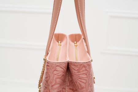 Real leather shoulder bag Glamorous by GLAM - Pink -