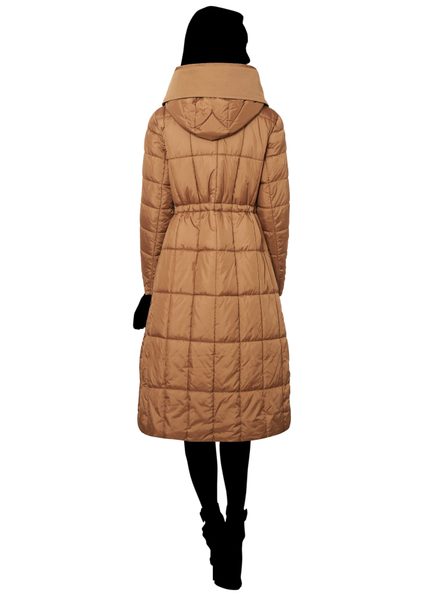 Női téli kabát Due Linee - Barna -