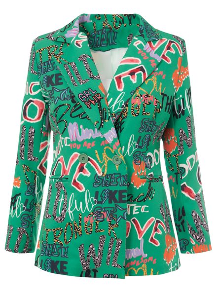 Blazer damă CIUSA SEMPLICE - Verde -