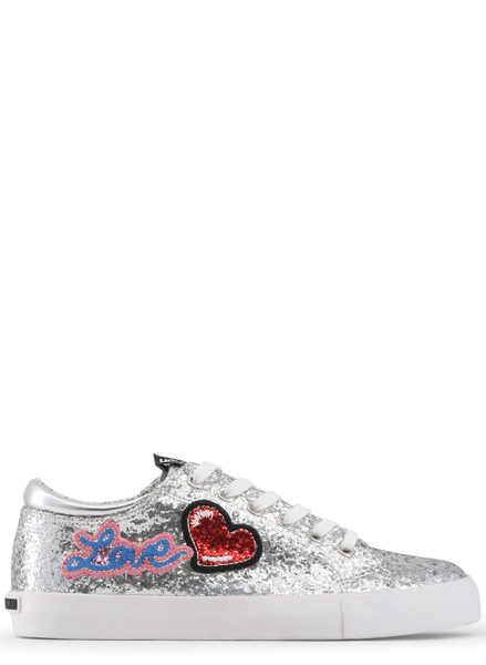 Zapatillas deportivas de mujer Love Moschino - Plateado -