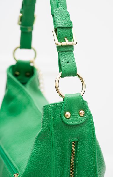 Borsa a spalla da donna in pelle Glamorous by GLAM - Verde -