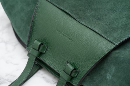 Real leather shoulder bag Glamorous by GLAM - Green -