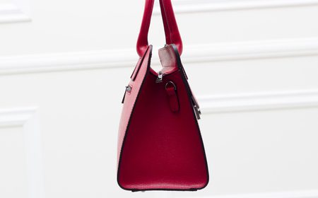 Bolso de cuero de mano para mujer Glamorous by GLAM - Rojo -