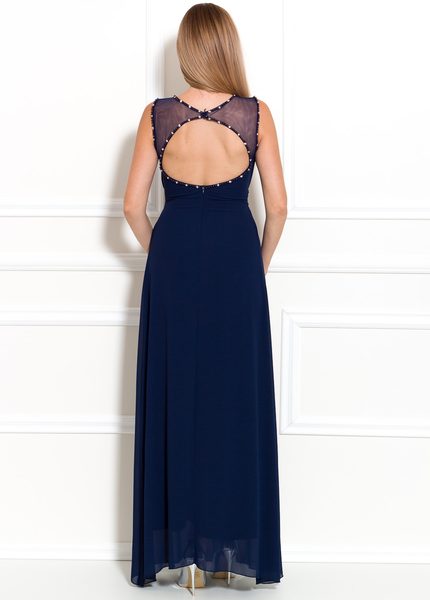 Maxi dress Due Linee - Dark blue -