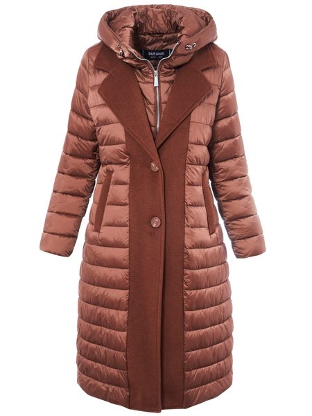 Winter jacket Due Linee - Brown -