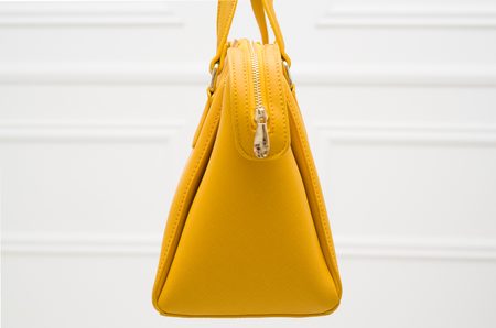 Real leather handbag Tru Trussardi - Yellow -