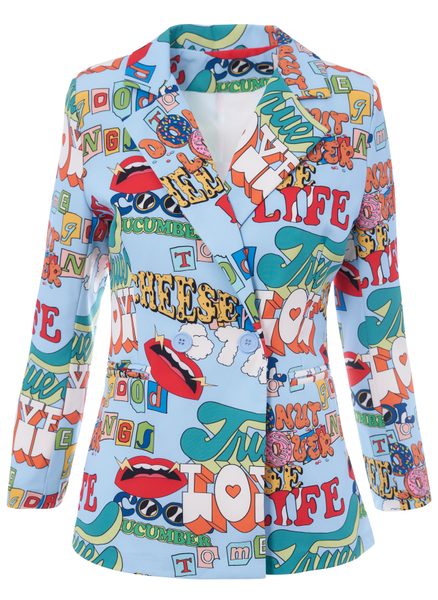 Blazer damă CIUSA SEMPLICE - Albastră -