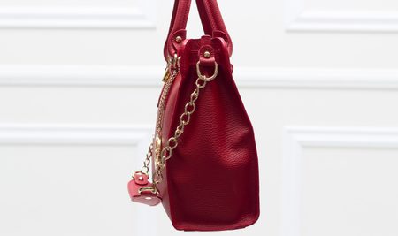 Bolso de cuero de mano para mujer Glamorous by GLAM - Rojo -