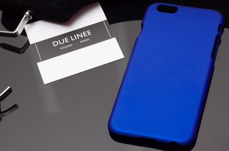 Custodia per iPhone 6/6S Due Linee - Blu