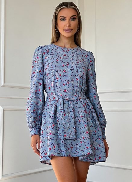 Italian dress Glamorous by Glam - Blue -