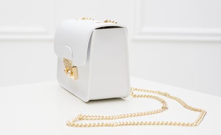 Bolso de cuero crossbody para mujer Glamorous by GLAM - Blanco -