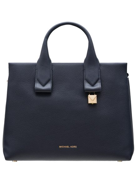 Borsa a mano da donna in pelle Michael Kors - Blu scuro -