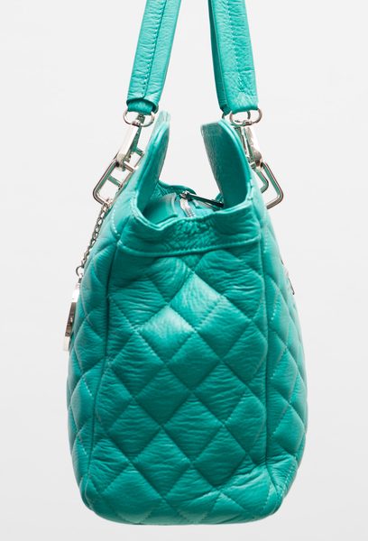 Bolso de cuero de mano para mujer Glamorous by GLAM - Azul -