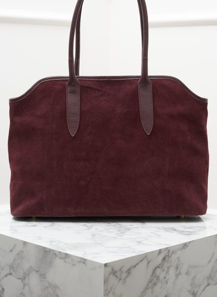 Női bőr válltáska Glamorous by GLAM - Bordó -