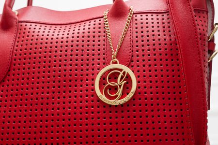 Bolso de cuero de mano para mujer Glamorous by GLAM - Rojo -