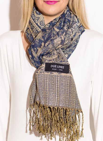 Women's scarf Due Linee - -