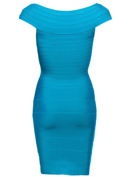 Vestido vendaje de mujer GLAM&GLAMADISE - Azul -