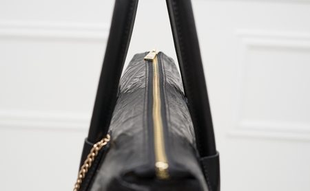 Bolso de cuero de mano para mujer Glamorous by GLAM - Negro -