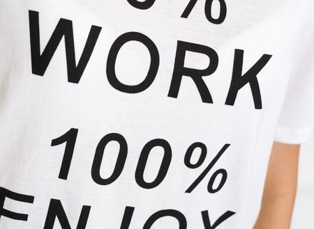 Dámské tričko Work bílé -