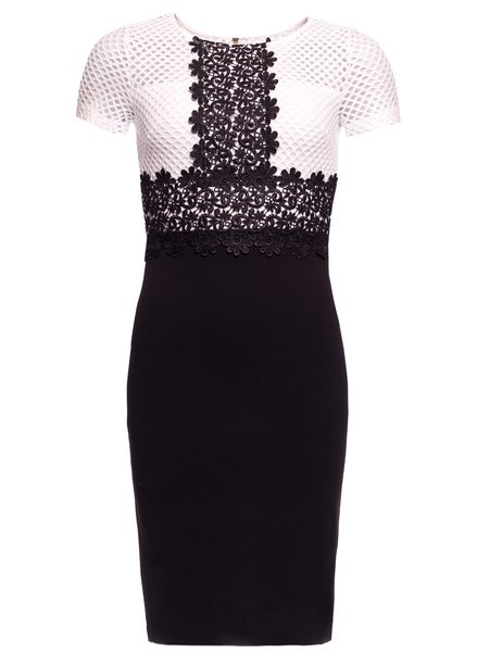 Dress for everyday Due Linee - Black-white -