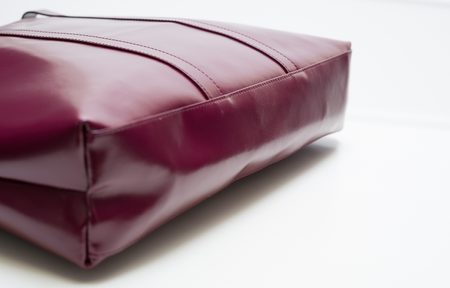 Real leather shoulder bag Guy Laroche Paris - Wine -