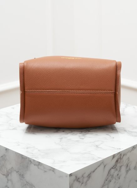 Real leather handbag Glamorous by GLAM - Brown -