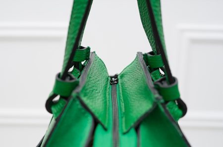 Real leather shoulder bag Glamorous by GLAM - Green -