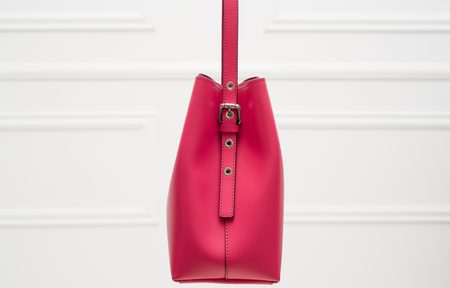 Real leather shoulder bag Glamorous by GLAM - Pink -