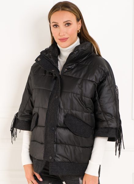 Geacă de iarnă de damă Due Linee - Neagră -