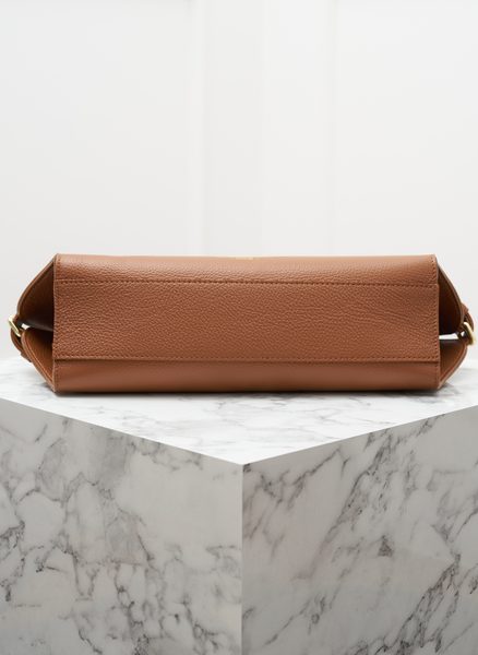 Real leather shoulder bag Glamorous by GLAM - Brown -